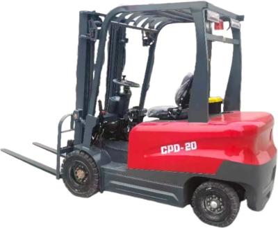 China 1.5 Ton Fork Trucks Scraper 2 Ton Forklift Truck com características vermelhas da HJH à venda