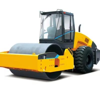 China 10T Single Drum Vibratory Compactor Machine with 20KN Exciting Force and 600A Drum Size for sale