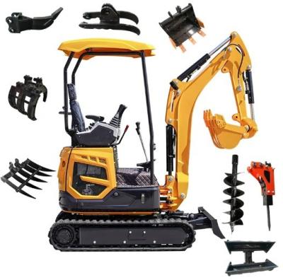 China 1820 mm Máximo raio de escavação Mini Excavadora R308 R350 Farm Micro Excavator Diesel EPA CE OEM à venda