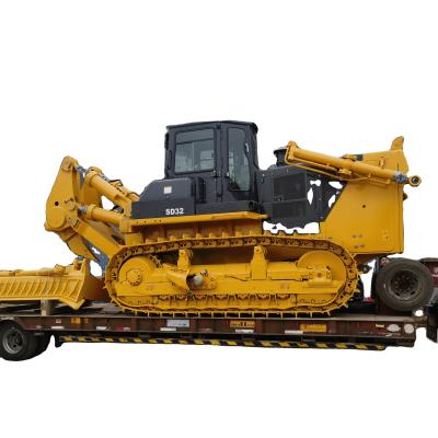 China Chinesischer Dozer-Bulldozer SD23 mit 540 mm Gräbertiefe und manueller Hydrauliksteuerung zu verkaufen