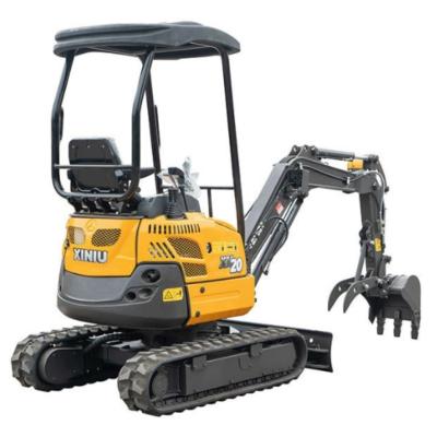 China Mini Excavadora de 1 tonelada EPA CE OEM Pequeña excavadora R308 Micro Excavadora de granja dentro de Yollow en venta