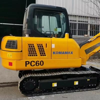 China Drive Type Internal Combustion Drive PC60-6 and PC60-8 Excavator with 6050 kg Weight for sale