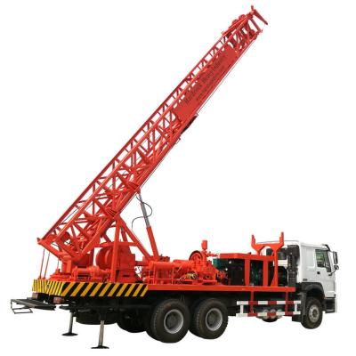 China 19340 KG 300m Depth Rotary Truck Mounted Borehole Drilling Machine for Water Drilling for sale