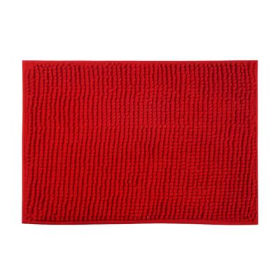 China Washable Factory Thick fluffy  for Bathroom Mats Anti-slip Absorbent Rug  Kitchen Door Mat Chenille Floor Mat for sale