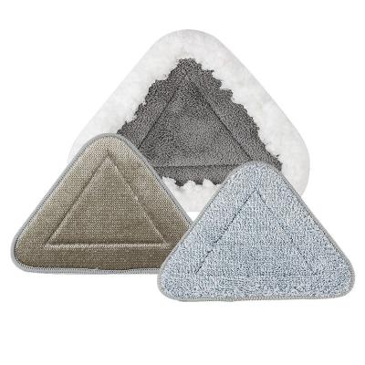 China Sustainable New Type Office House Use Replacement Available Magic Triangle Microfiber Mop Head for sale