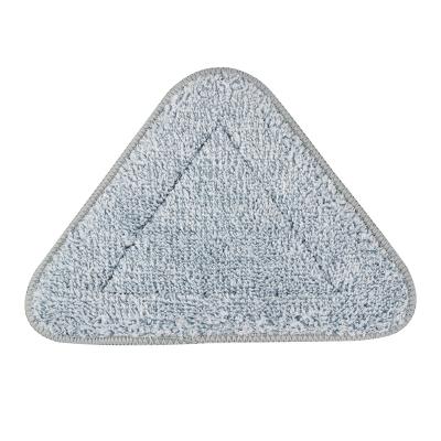 China Sustainable Universal triangular mop head clean the ceiling and floor and wall space microfiber mop cloth for sale