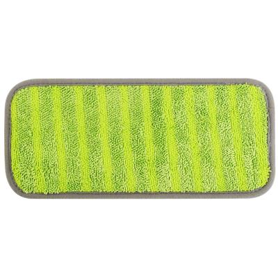 China Sustainable Wholesale microfiber flat mop cloth floor cleaning spray mop head replacement pad for sale