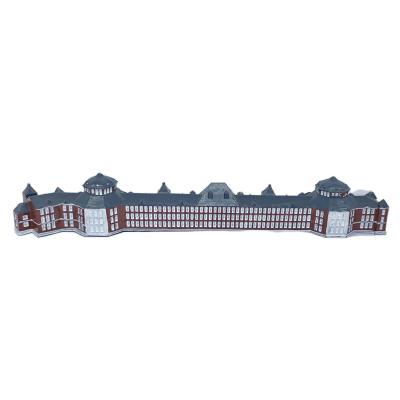 China Art Deco Metal Building Model Miniature House Model Building Customizable for sale