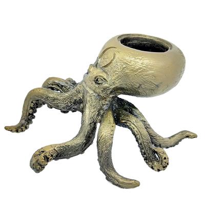 China Art Deco Customizable Hot Sale Octopus Metal Anime Ornaments Animal Crafts for sale