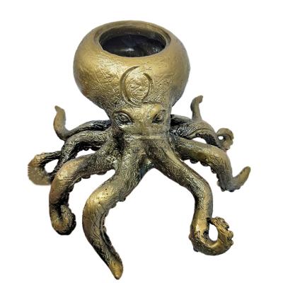 China New European Creative Octopus High-grade Metal Opens Animal Model Ornaments Furniture Zinc Alloy Decoration for sale