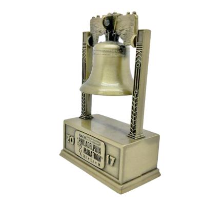 China Factory custom home accessories zinc alloy die casting bell Chinese antique copper creative metal accessories modeling gifts for sale