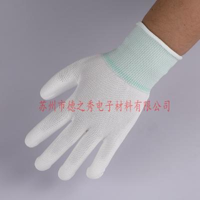 China High Quality Non-Slip Esd Carbon Fiber Top Gloves Anti-Static With PU Coated Plam for sale