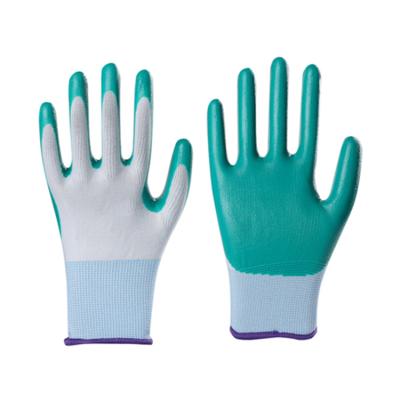 China Latest Latex Protective Coating Non-Slip Work Safety Non-Slip Nylon Liner Gloves for sale