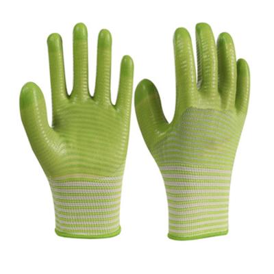 China Non-slip Industrial Protective Anti-skid Structure Grip Latex Safety Coated Work Gloves for sale