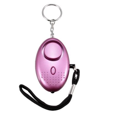 China 130db Recharge Security Alarm OEM Security Alarm Key Chain Anti Attack Personal Rape Rescue Black Yellow LED DZX-01 for sale