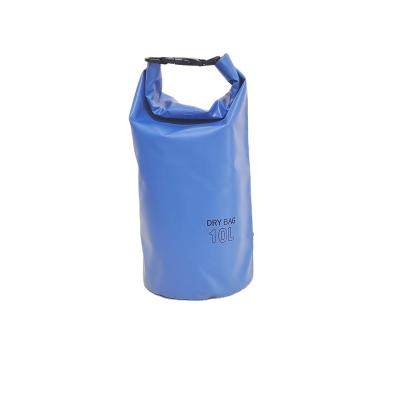 China Outdoor Camping 10L 500D PVC Tarpaulin Cylinder Desktop Compression Dry Bag Waterproof Floating Lightweight Backpack Ocean Pack for sale