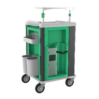 China Hospital Quality ABS Medical Trolley With Wheels Hospital Trolley For Hospital , Clinic for sale