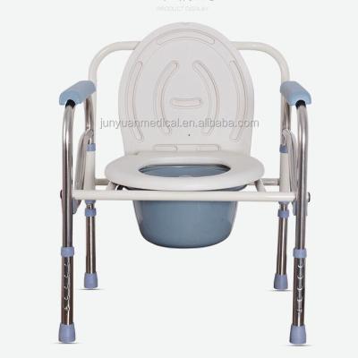 China New Design Steel Portable Folding Commode Chair Commode Adjustable Toilet Chair For The Elderly for sale