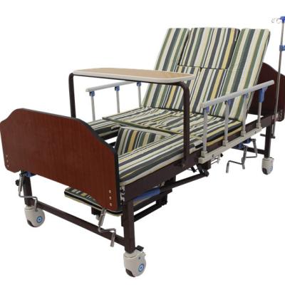 China Home Care Bed Factory Supply Height Two Function Adjustable Hospital Bed For Patient Or Elder With Non-Slip Toilet à venda