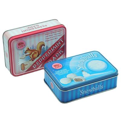 China Wholesale Custom Cookie Tin Box Animal Tin Food Cookie Cans for sale