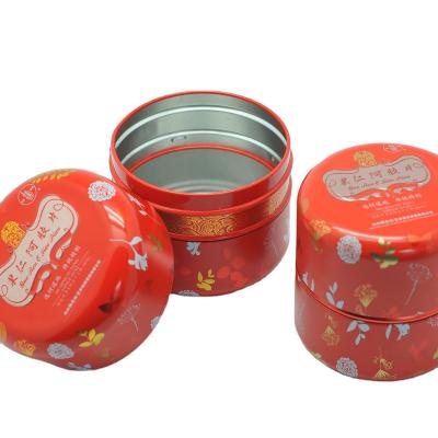 China Recycled materials 250ml empty tin cosmetic jars jars Dia82 and DIA98 box containers large and small size for sale