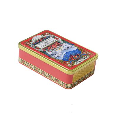 China New Recyclable Wholesale Cosmetic Tin Box With Customized Design for sale