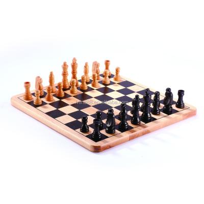 China Education Wooden Toys Child Chess Pieces Chess Board Game Wooden Chess Sets for sale