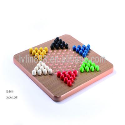 China 2022 Classic Chinese Checker Wooden Chess Pieces Handmade Hot Wooden Board Games Made in China for sale