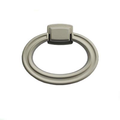 China Easy Installation And Durable Zamak Round Pull Cabinet Zinc Alloy Ring Handle for sale