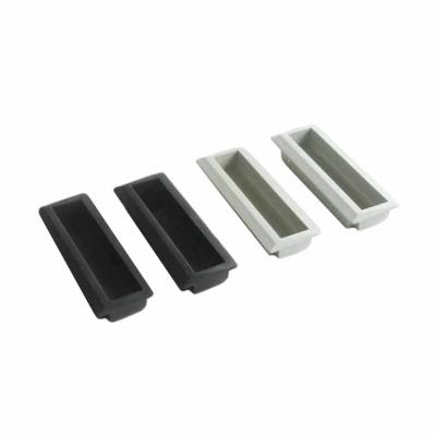 China Cabinet Plastic Materials Invisible Door Handle Pulls And Recessed Pocket Door Pulls For Distribution Box for sale