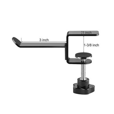 China Desktop Viable Adjustable Space Factory BESKO Headset Stand Gaming Earphone Hanger Backup Hook for sale