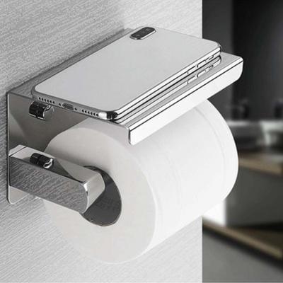 China Modern Bathroom 304 Stainless Steel Toilet Paper Holder Wall Mount Toilet Paper Holder for sale