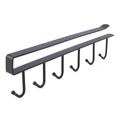 China Single Stocked Hanger Hooks Kitchen 6 Hooks Storage Rack for sale