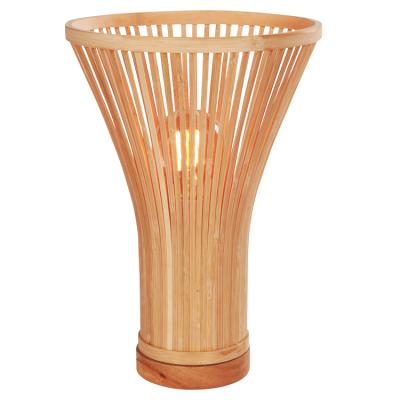 China Traditional Simple Traditional Indoor Bamboo Table Lamp for sale