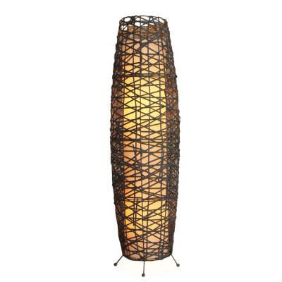 China Traditional rattan weaving floor lamp for sale