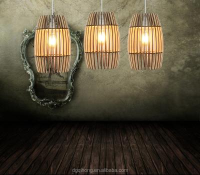 China Lighting Functions Living Room Pendant Lamp Wood Pendant Light Ceiling Lamp for sale