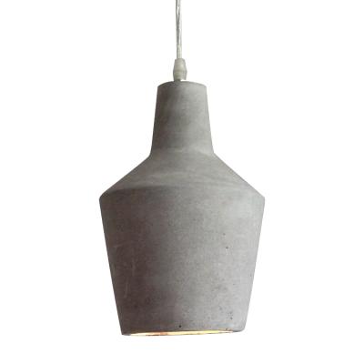 China Lighting Works Retro Style Cement Chandelier Industrial Cement Fashsion Concrete Pendant Lamp Pendant Light for sale