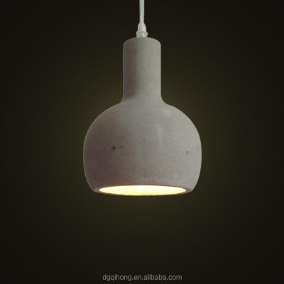 China Lighting Functions Cement Pendant Lamp Concrete Pendant Light for sale