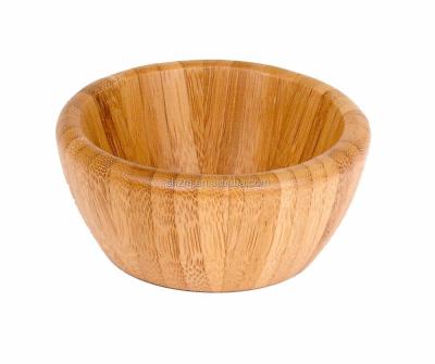 China Sustainable Home and Kitchen Small Round Bamboo Nesting Pinch and Dip Fruit Bowl for sale