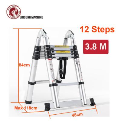 China Telescopic Ladders Retractable Folding Aluminum Universal Home Ladder for sale