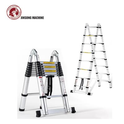 China Telescopic Ladders Dual Joints Multi Purpose Retractable Aluminum Ladder For Household Industry for sale