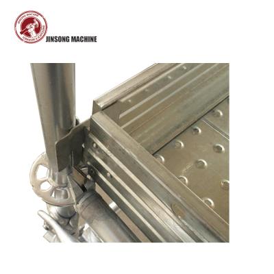 China Hotel Q235 Galvanized Ringlock Steel Toe Board Scaffolding for sale