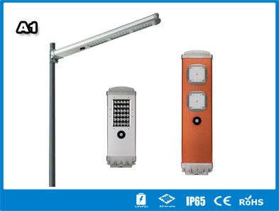 China Hitechled HT-SS-A130 30w Solar Powered Parking Lot Light , Solar Powered street light,Lámpara LED solar de calle for sale