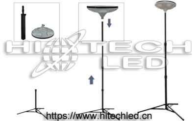 China HT-SG-UFO20,20W Portable UFO design all in one solar garden light, landscape solar light, Lampadaire solaire All In One for sale