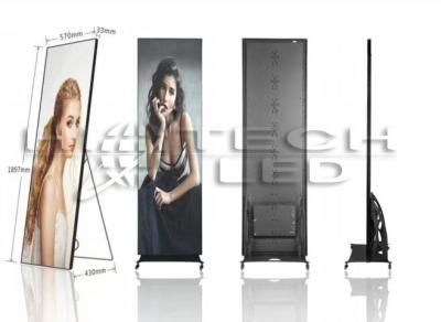 China P2.5mm  ultra-light, super-thin indoor LED pylon,Indoor Poster LED Display for shops,stores,hotel,exhibition,restaurant for sale