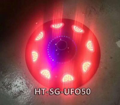 China Hitechled 50W Smart RGB UFO all in one solar LED garden light, 360deg lighting landscape solar LED light, HT-SG-UFO50 for sale