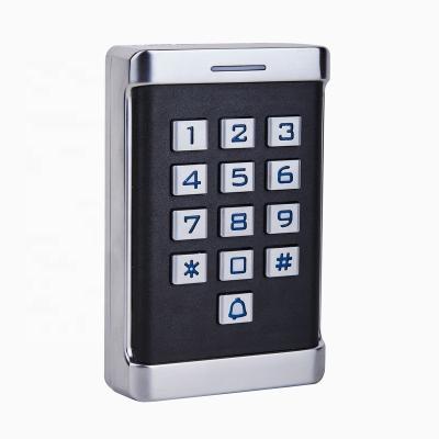 Chine Clavier numérique imperméable de la caisse RFID 125khz en métal pour le système de serrure de porte autonome avec 2000 utilisateurs à vendre