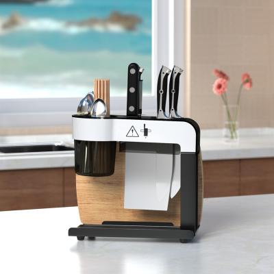 China Multifunctional Countertop Knife Organizer Stainless Steel Cutlery Stand Viable Hot Selling Wholesales for sale