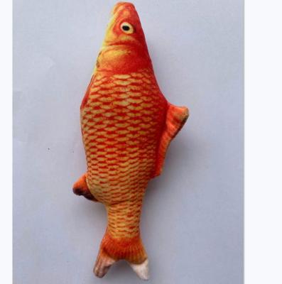 China Wholesale Viable Plush Simulation Fish Factory Interactive Catnip Catnip Toys for sale