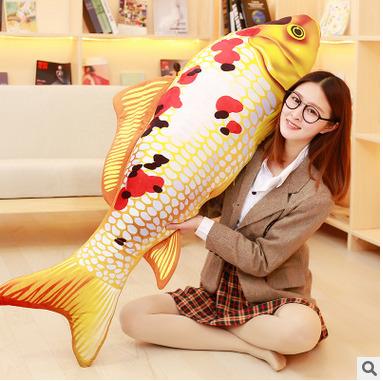 China Viable hot sale carp pillow doll for sale